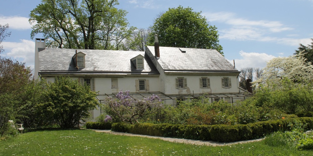 Wyck house and gardens in spring
